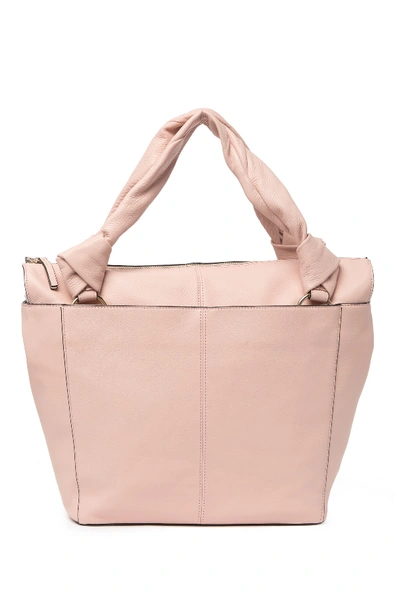 Vince Camuto Dian Pebbled Leather Tote In Ltpink1 01
