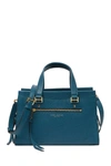 Marc Jacobs Cruiser Leather Satchel In Deep Teal