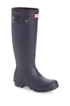 Hunter Women's Original Tour Packable Rain Boots In Aubergine