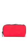 Lesportsac Candace Small Top Zip Cosmetic Case In Firey Red