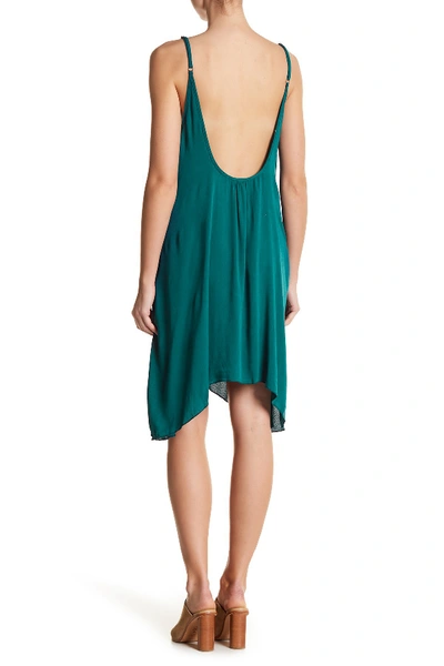 Elan Cover-up Slip Dress In Teal