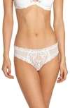 Natori Feathers Lace Hipster Briefs In Warm White
