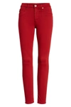 Ag The Legging Ankle Jeans In Red Amaryllis