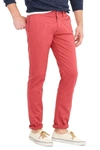 J Crew 484 Slim Fit Stretch Chino Pants - 30-34" Inseam In Old Red
