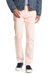 J Crew 484 Slim Fit Stretch Chino Pants In Subtle Pink