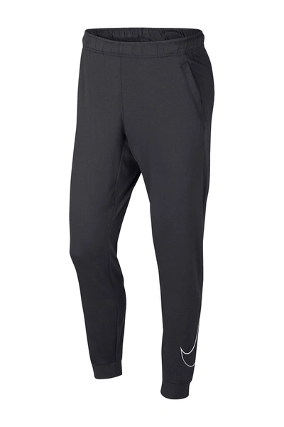 Nike Dri-fit Training Pants In Anthra/white