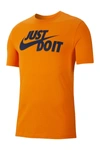 Nike Just Do It Swoosh T-shirt In Bcermc/mnnavy