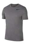Nike Super Set Dri-fit T-shirt In 036 Gunsmk/black