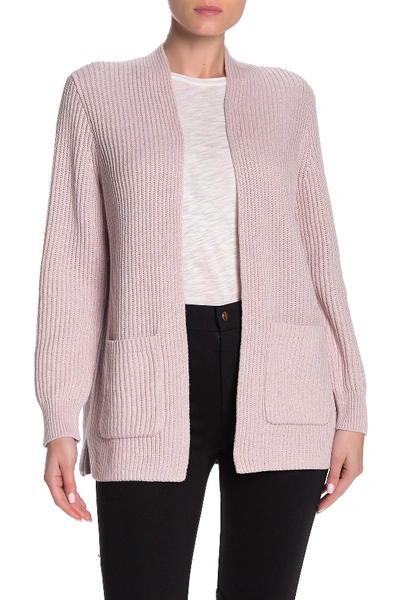 Madewell Nolan Ribbed Open Front Cardigan (regular Plus Size