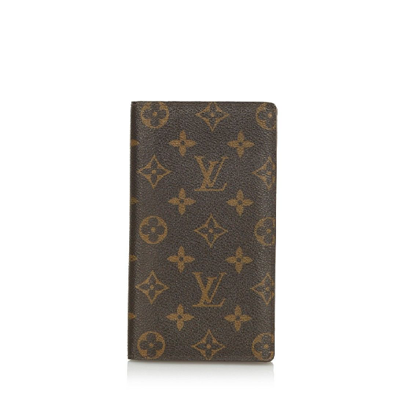 Pre-Owned Louis Vuitton Monogram Brazza Wallet In Grey | ModeSens
