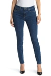 Nydj Sheri Slim Ankle Cuffed Jeans In Bluewell In Antiqueblu