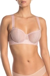 Dkny Sheers Strapless Underwire Bra (a-dd Cups) In J1o/blosso