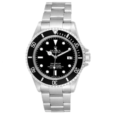 Rolex Seadweller Black Dial Oyster Bracelet Steel Mens Watch 16600 In Not Applicable