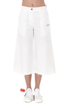 OFF-WHITE CULOTTE PANTS,11200235