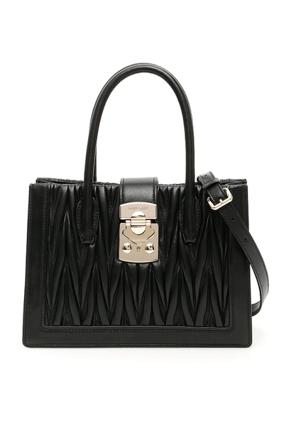 Miu Miu Miu Confidential Bag In Nero (black)