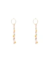 ANNI LU ANNI LU PETALS HOOP WOMAN EARRINGS LIGHT PINK SIZE - BRASS, 18KT GOLD-PLATED,50239057CQ 1