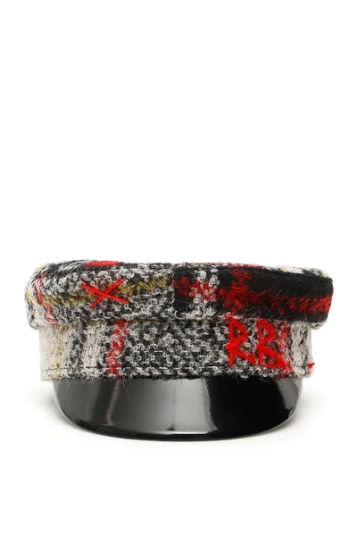 Ruslan Baginskiy Hat Checked Baker Boy In Multicolor