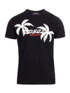 Dsquared2 Men's Chic Dan Fit Miami Graphic Logo T-shirt In Black