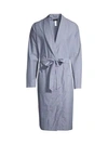 HANRO MEN'S LYNEL WOVEN STRIPED COTTON ROBE,0400012093687