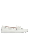 Tod's Loafers In White