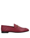 Gucci Loafers In Brick Red