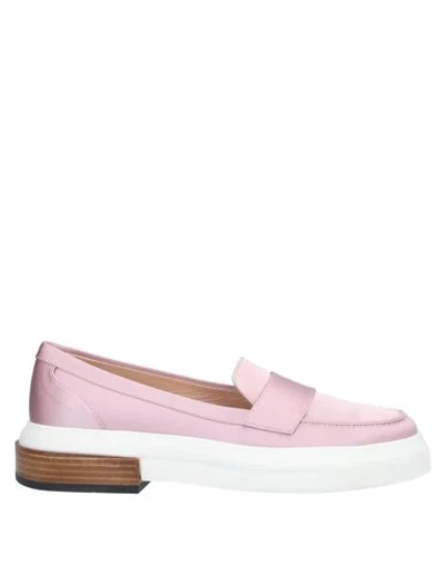 Tod's Leather Loafer In Pink