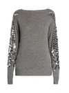 PRADA Sequin Detail Cashmere Sweater