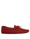 TOD'S TOD'S MAN LOAFERS BRICK RED SIZE 6.5 SOFT LEATHER,11824481VI 16