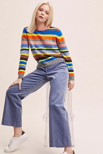 Chinti & Parker Wool And Cashmere-blend Striped Jumper In Assorted