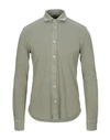 Circolo 1901 Solid Color Shirt In Military Green