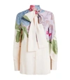 VALENTINO FLORAL SILK SHIRT,15014974