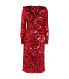 DOLCE & GABBANA SEQUIN MIDI DRESS,14985399