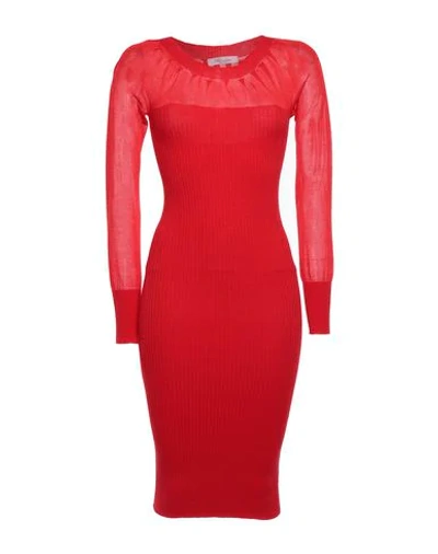 Blumarine Midi Dress In Red