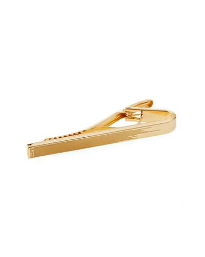 Dunhill Men's Gold-plated Longtail Stripe Tie Bar