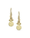 DOMINIQUE COHEN 18K YELLOW GOLD GRIFFIN COIN CLASSIC FRINGE EARRINGS,PROD229250172