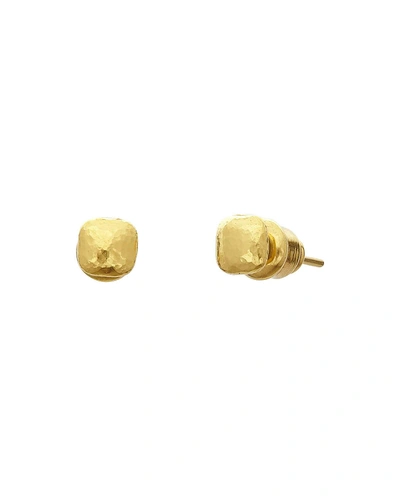 Gurhan 22k Spell Pebble Stud Earrings