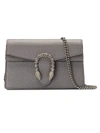 GUCCI GREY DIONYSUS LEATHER BAG,476432 CAOGN