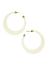 GAS BIJOUX WOMEN'S LODGE TAPERED HOOP EARRINGS,0400011998832