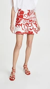 La Doublej X Mantero Marea Printed Shorts In Marea