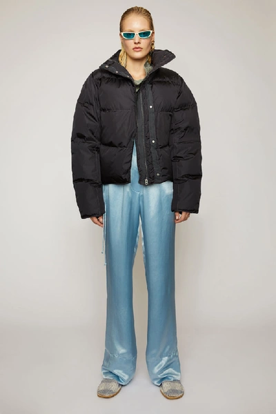 Acne Studios Short Down Jacket Charcoal Grey