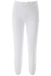 Msgm Logo-print Cotton Track Pants In White