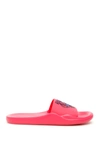 Kenzo Flats In Fuxia Rubber/plasic In Fuchsia,black,blue