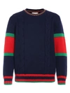 GUCCI KIDS NAVY BLUE PULLOVER FOR BOYS