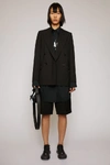 ACNE STUDIOS Double-breasted suit jacket Black