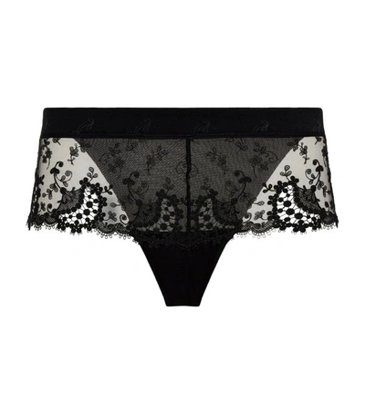 SIMONE PERELE LACE EMBROIDERED BRIEFS,15015165