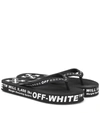 OFF-WHITE LOGO RUBBER SANDALS,P00430188