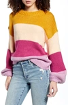 Minkpink Cozy Up With Me Sweater In Purple Multi