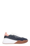 STELLA MCCARTNEY LOOP SNEAKERS IN BLACK TECH/SYNTHETIC,11200781