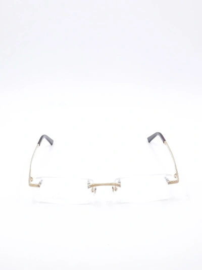 Cartier Ct0087o Eyewear In Gold Gold Transparent