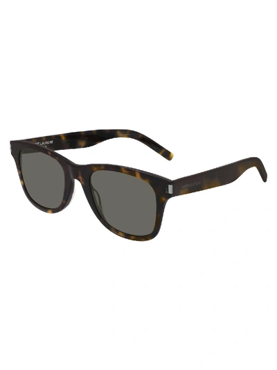 Saint Laurent Sl 51 Slim Havana Sunglasses In Brown
